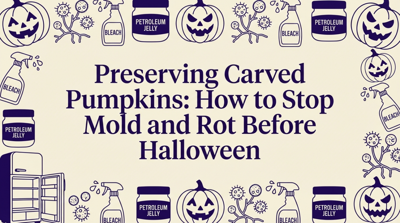 Preserving Carved Pumpkins: How to Stop Mold and Rot Before Halloween