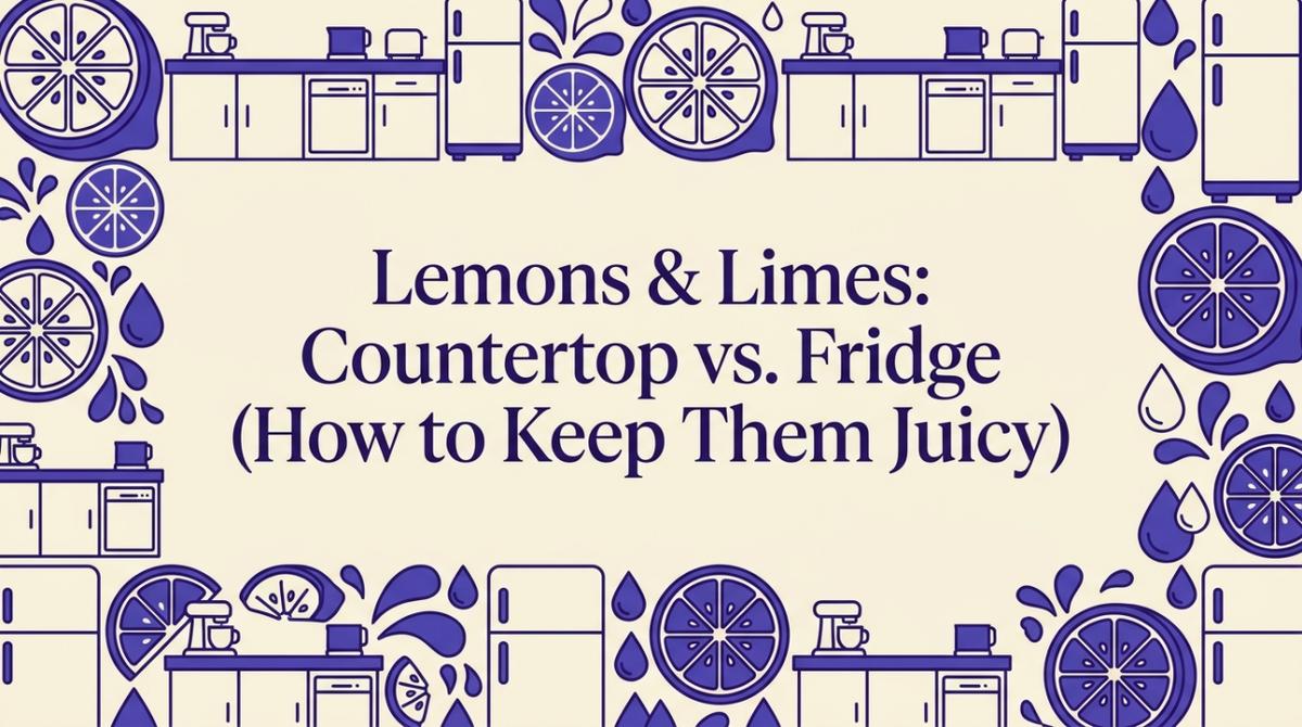 Lemons & Limes: Countertop vs. Fridge (How to Keep Them Juicy)
