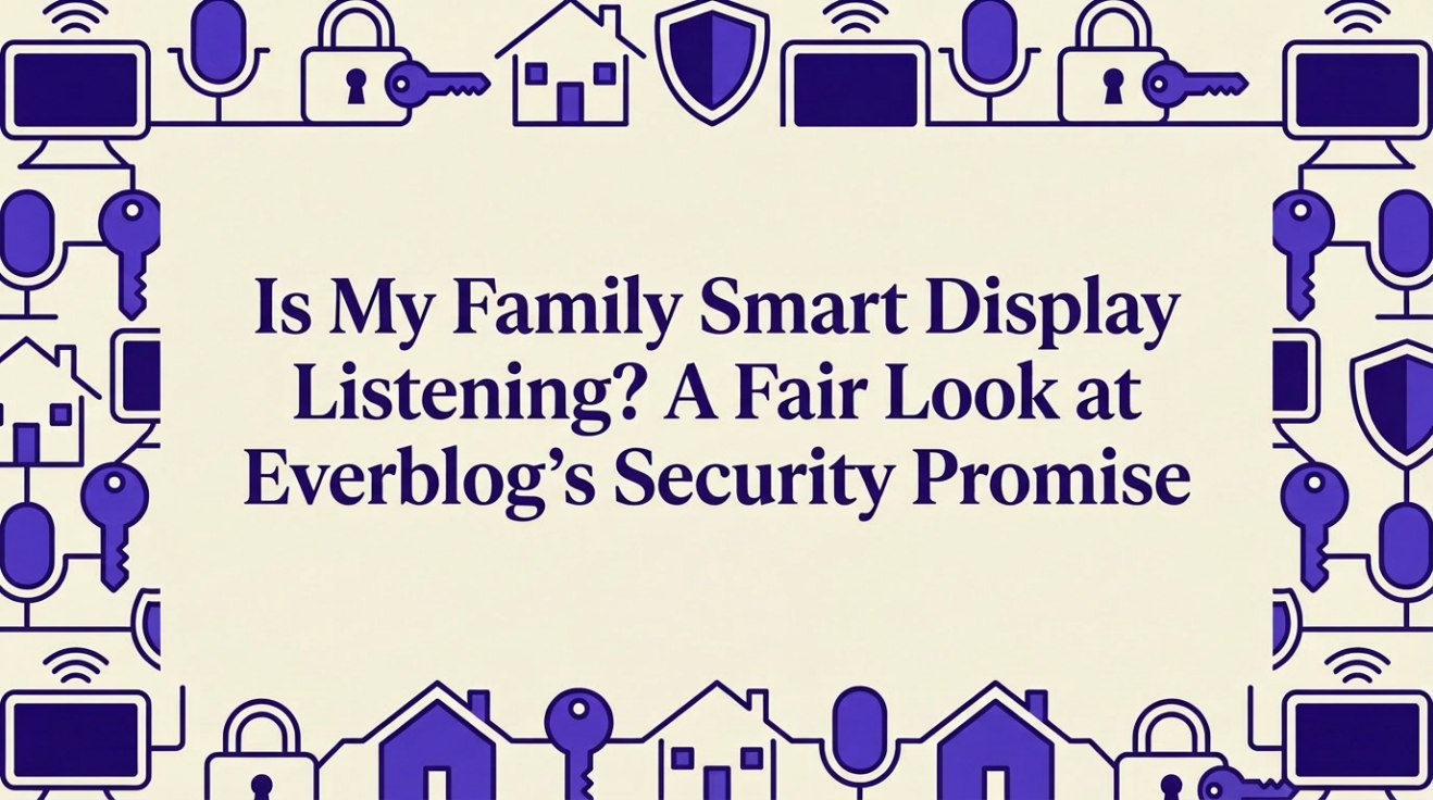 Is My Family Smart Display Listening? A Fair Look at Everblog's Security Promise