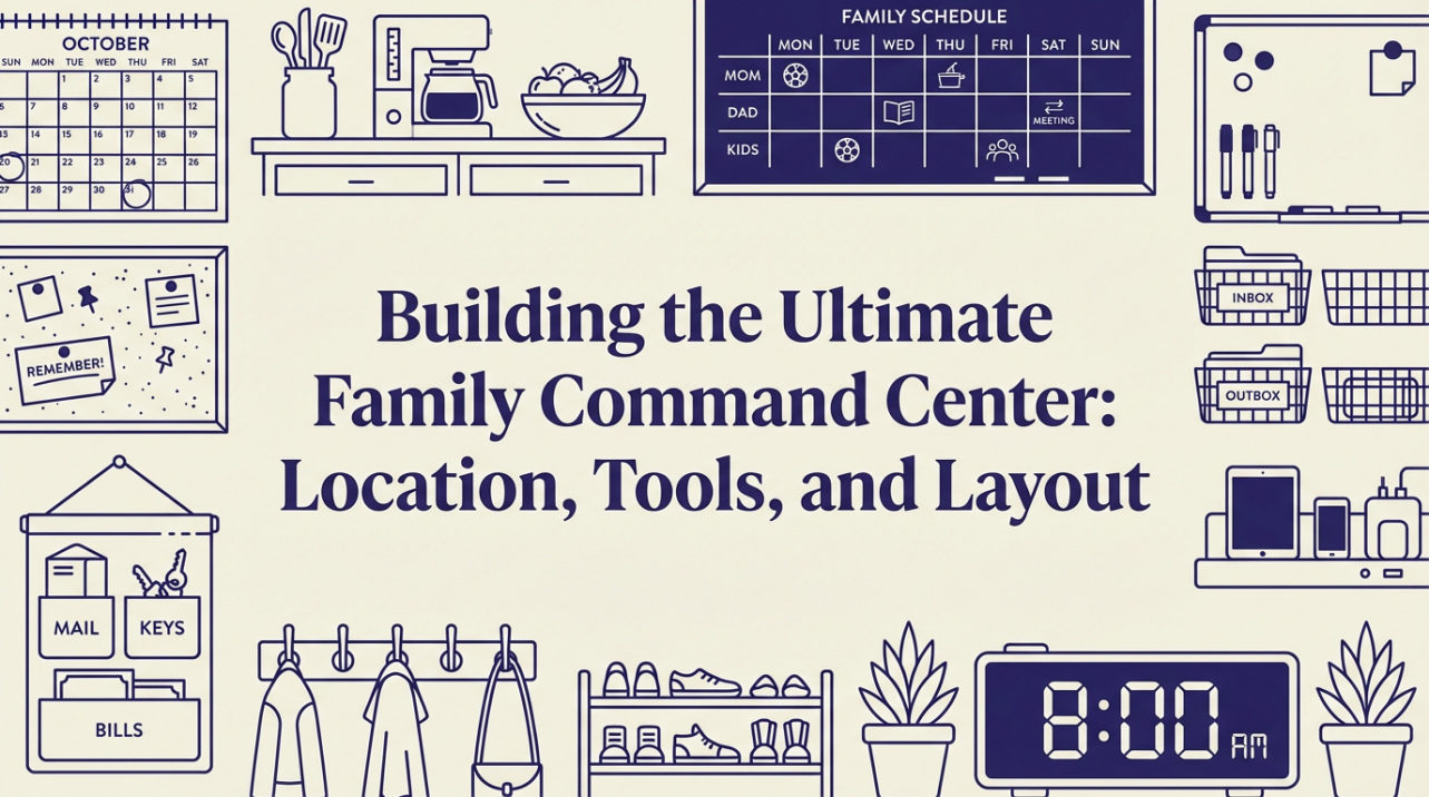 Building the Ultimate Family Command Center: Location, Tools, and Layout