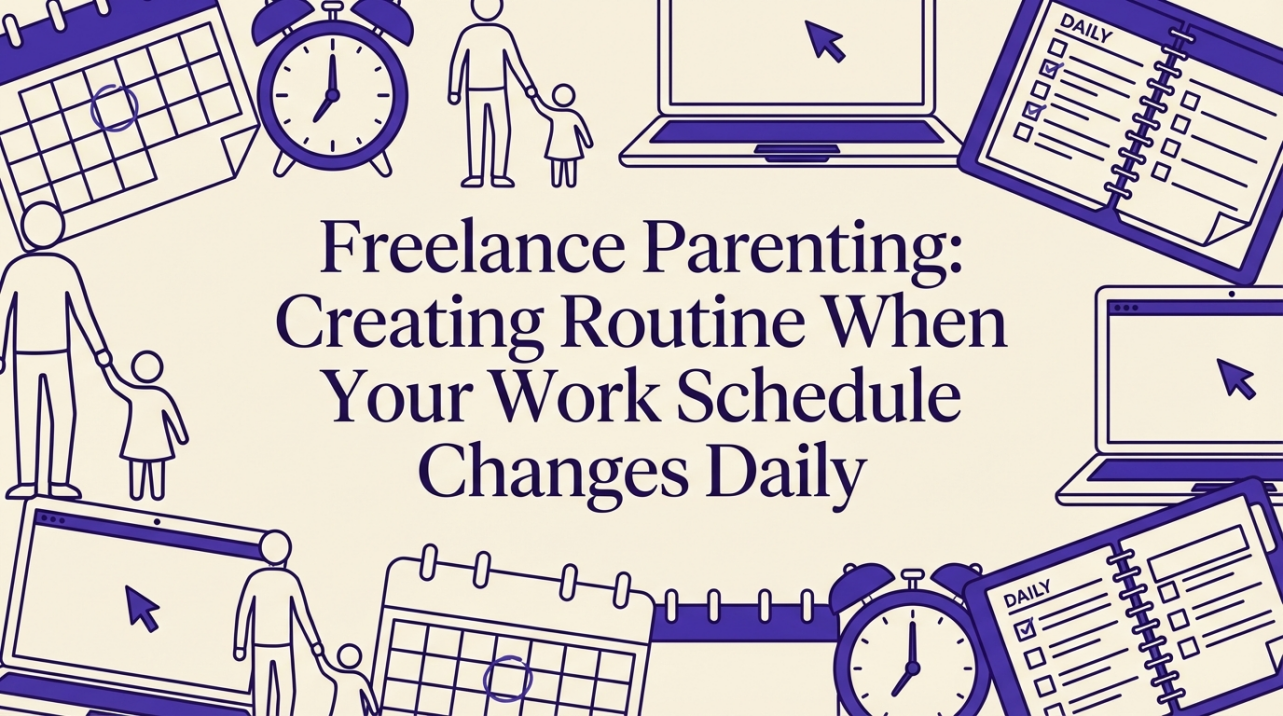 Freelance Parenting: Creating Routine When Your Work Schedule Changes Daily