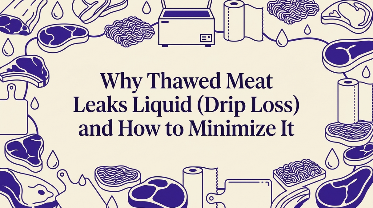 Why Thawed Meat Leaks Liquid & How to Minimize It