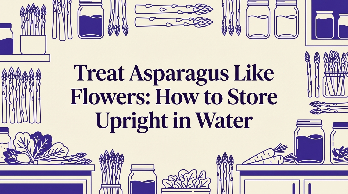 Treat Asparagus Like Flowers: How to Store Upright in Water