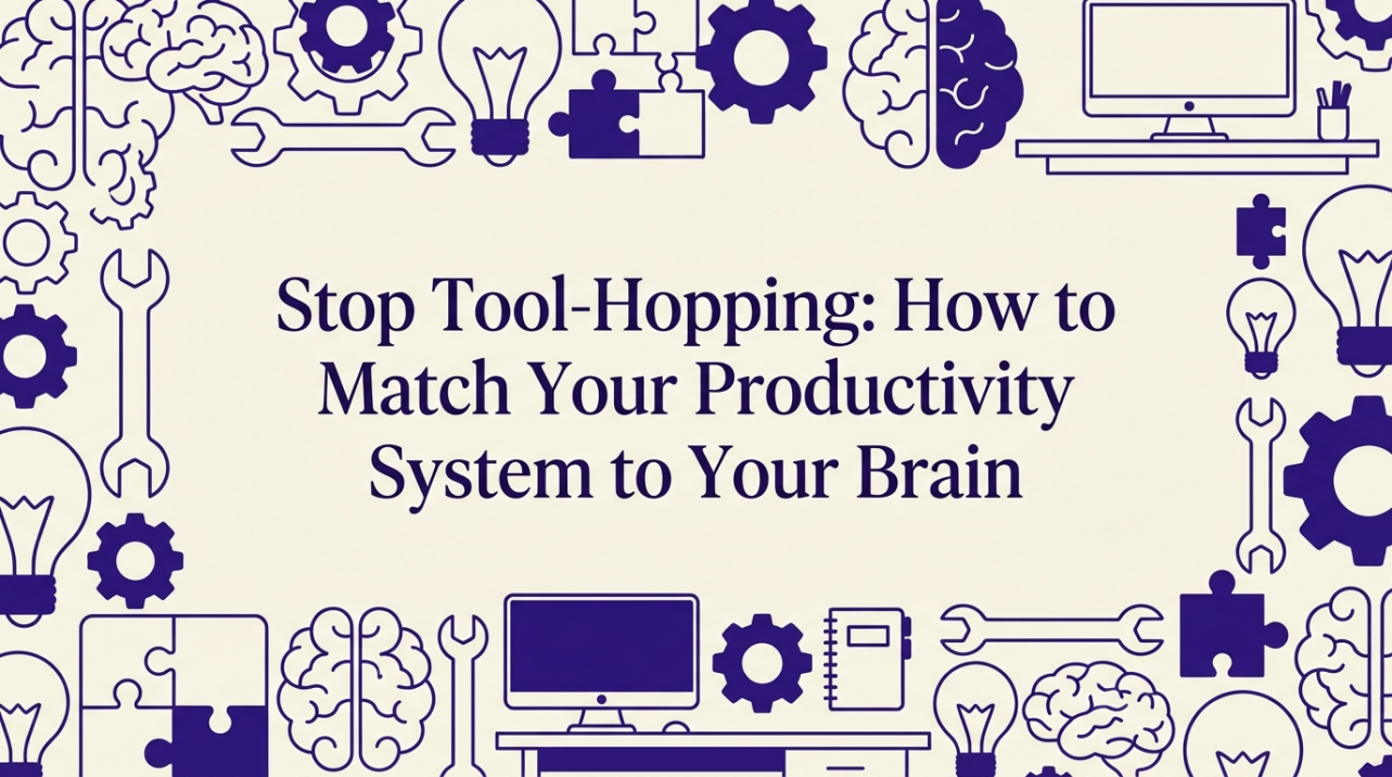 Stop Tool-Hopping: How to Match Your Productivity System to Your Brain