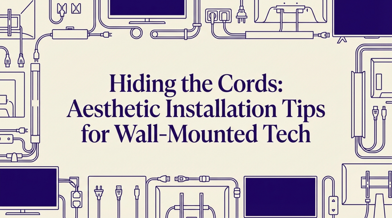 Hiding the Cords: Aesthetic Installation Tips for Wall-Mounted Tech