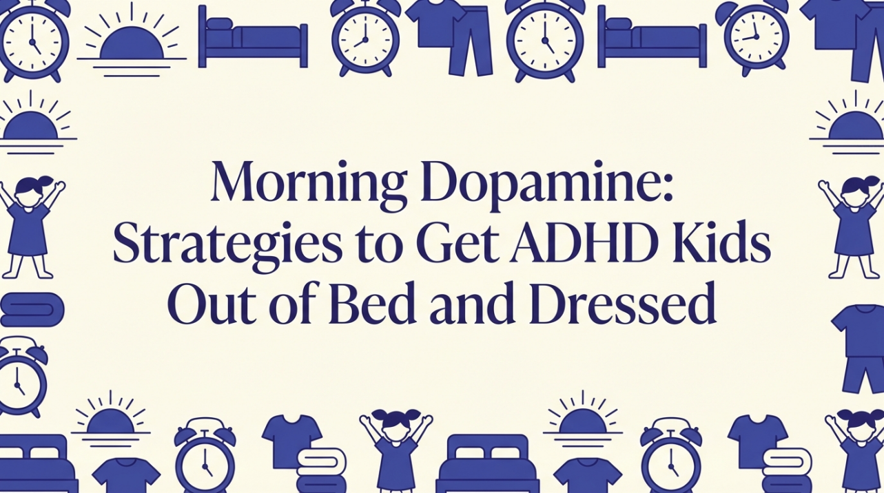 Morning Dopamine: Strategies to Get ADHD Kids Out of Bed and Dressed