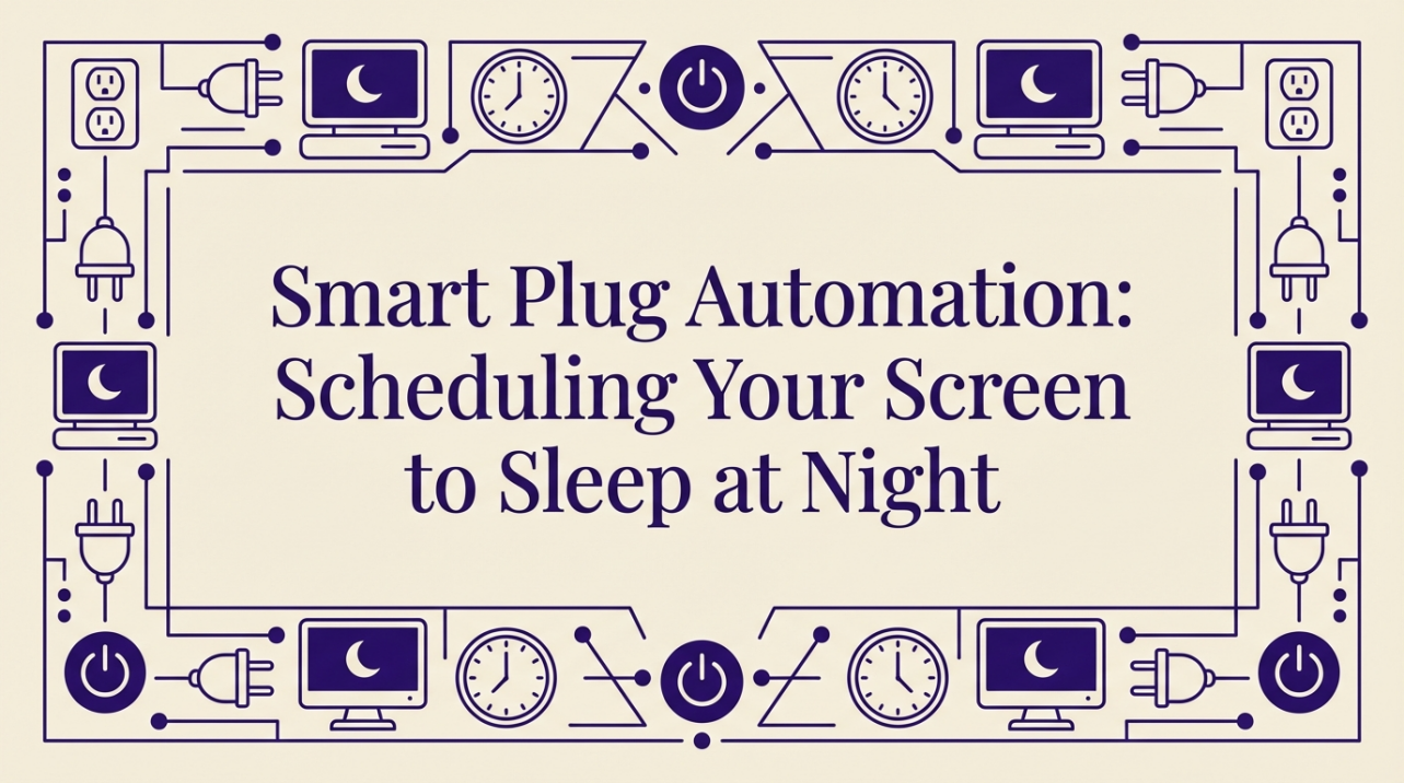 Smart Plug Automation: Scheduling Your Screen to Sleep at Night