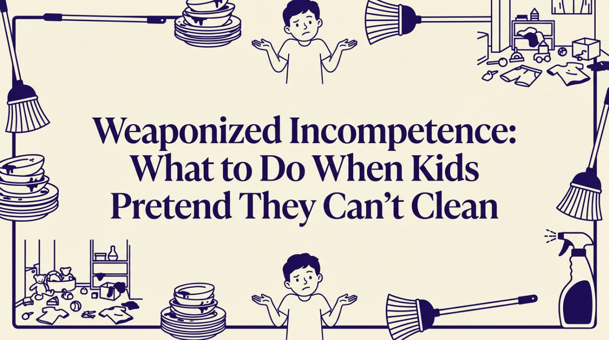 Weaponized Incompetence: A Parent's Guide to Chores