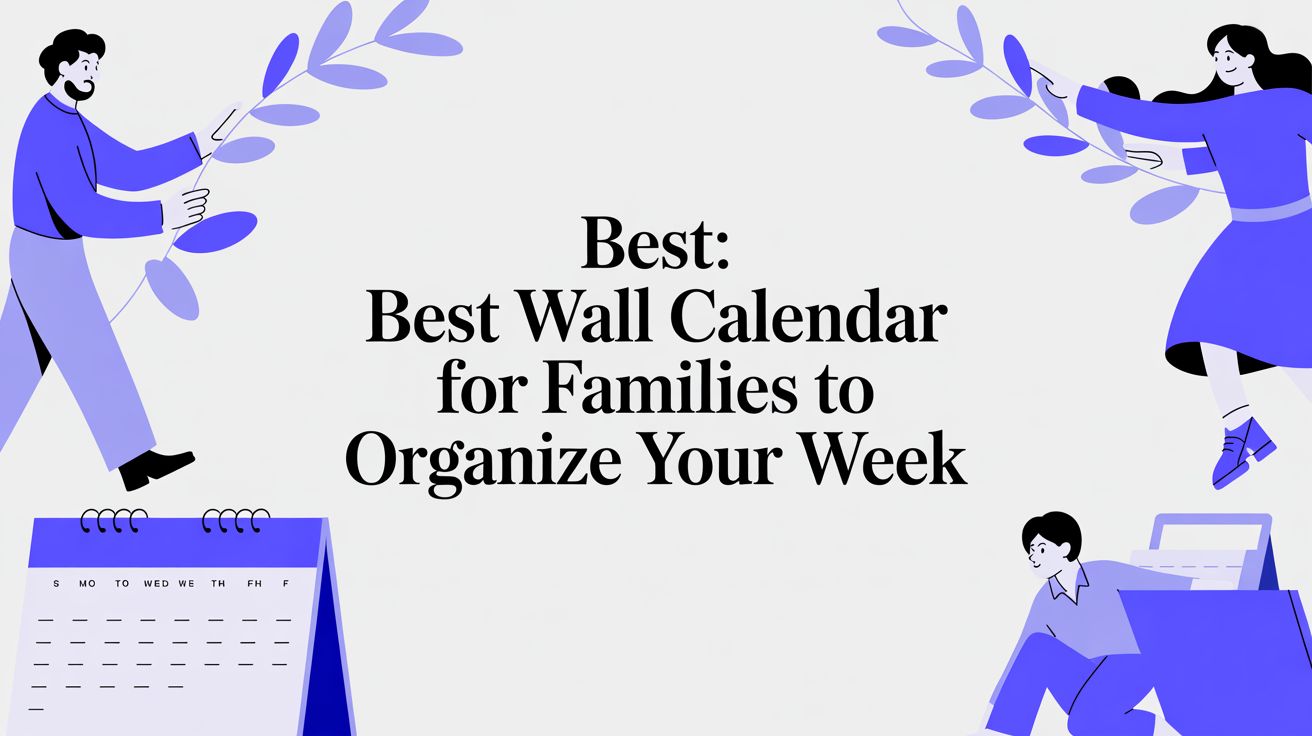 Best: best wall calendar for families to organize your week
