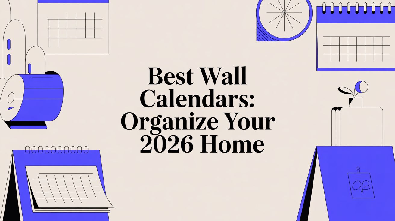 Best Wall Calendars: Organize Your 2026 Home