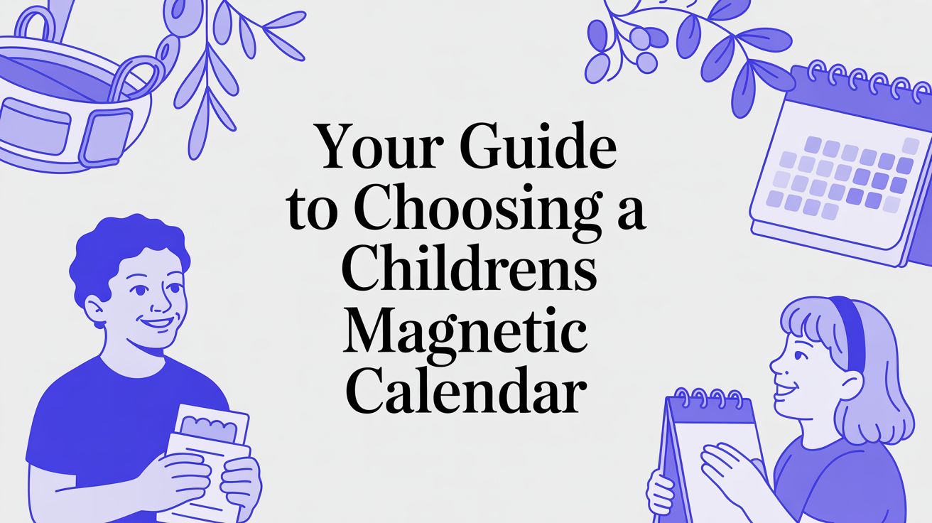 Your Guide to Choosing a Childrens Magnetic Calendar