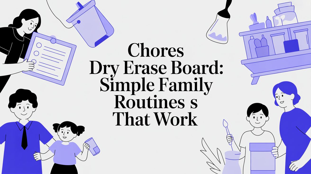 Chores Dry Erase Board: Simple Family Routines That Work