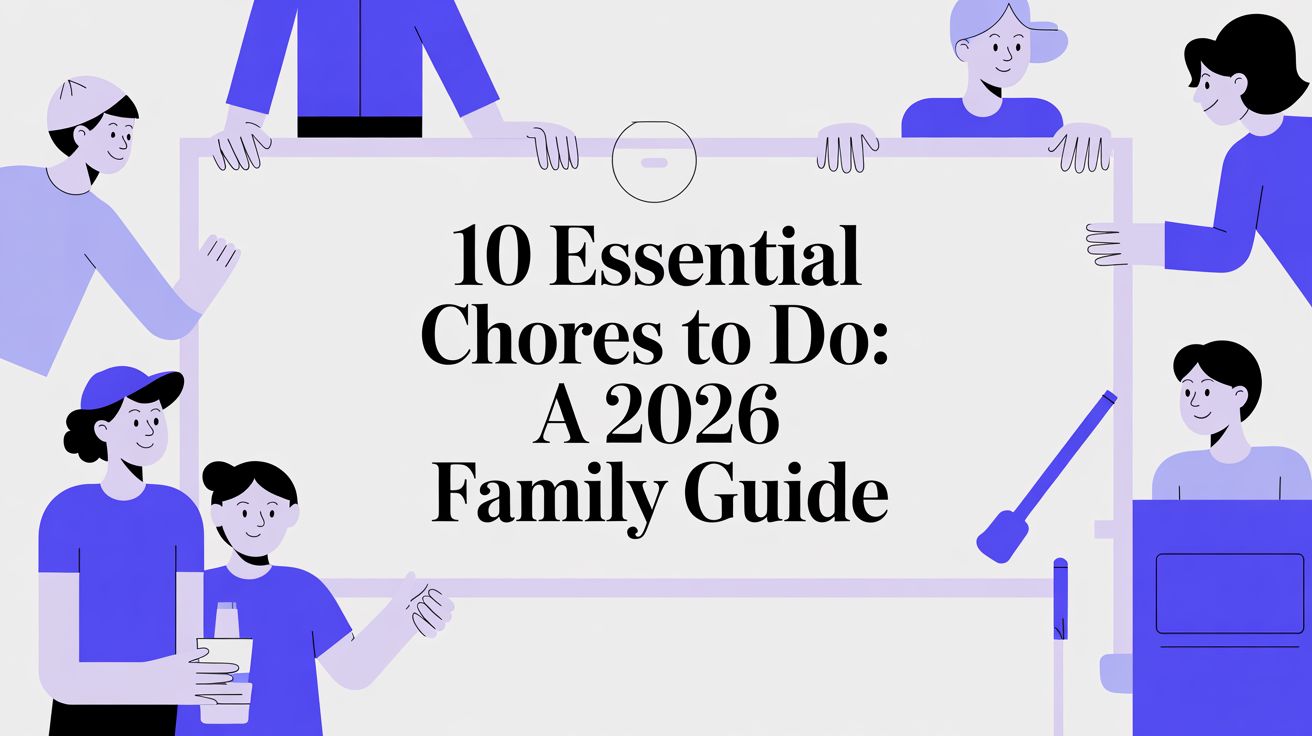 10 Essential Chores to Do: A 2026 Family Guide
