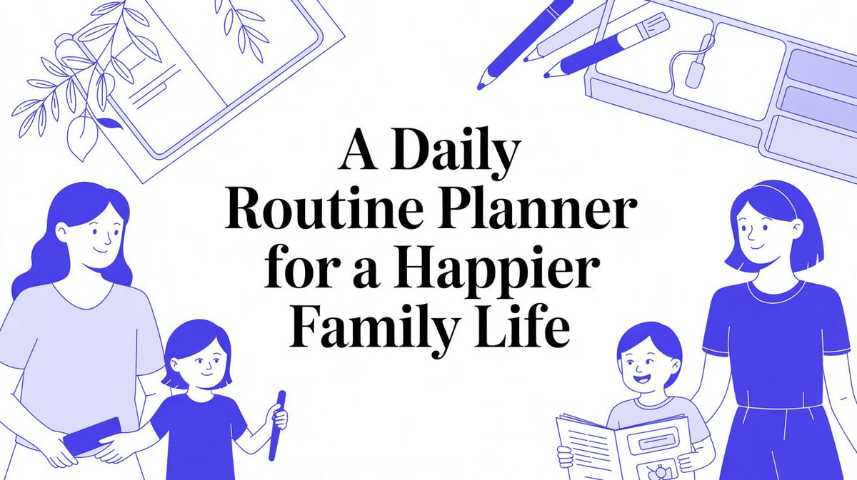 A Daily Routine Planner For A Happier Family Life