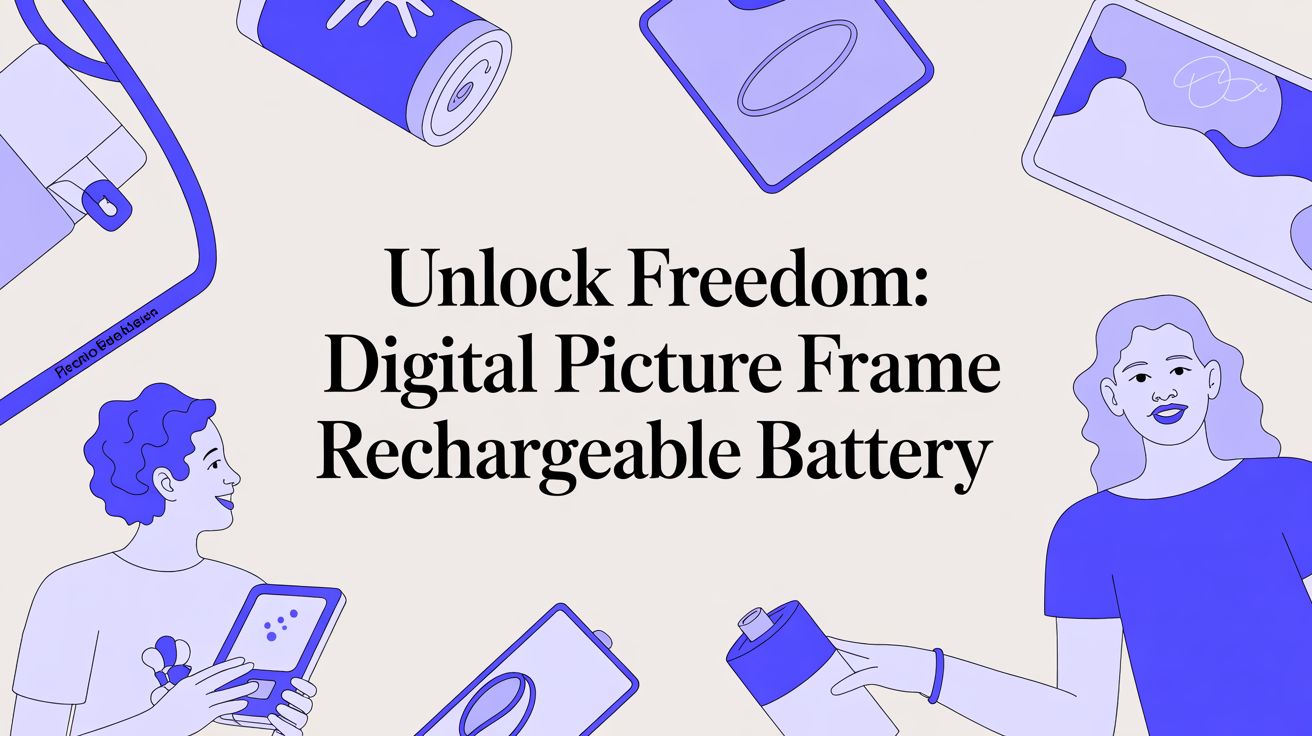 Unlock Freedom: Digital Picture Frame Rechargeable Battery