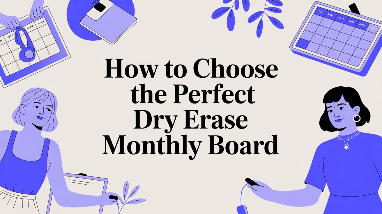 How to Choose the Perfect Dry Erase Monthly Board