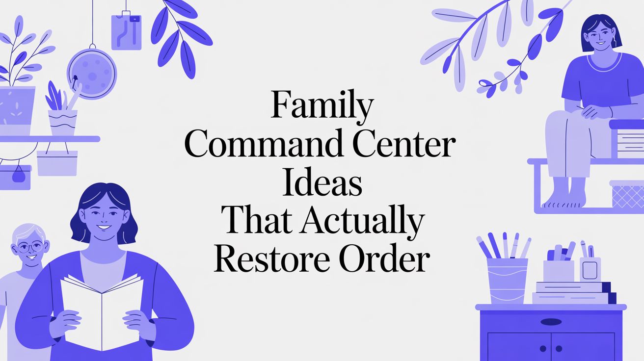 Family Command Center Ideas That Actually Restore Order - Everblog