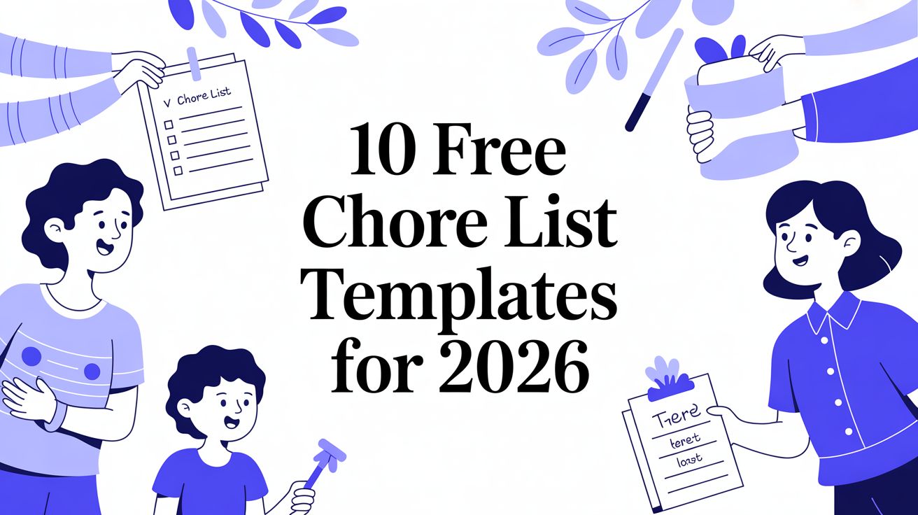 10 Free Chore List Templates for 2026