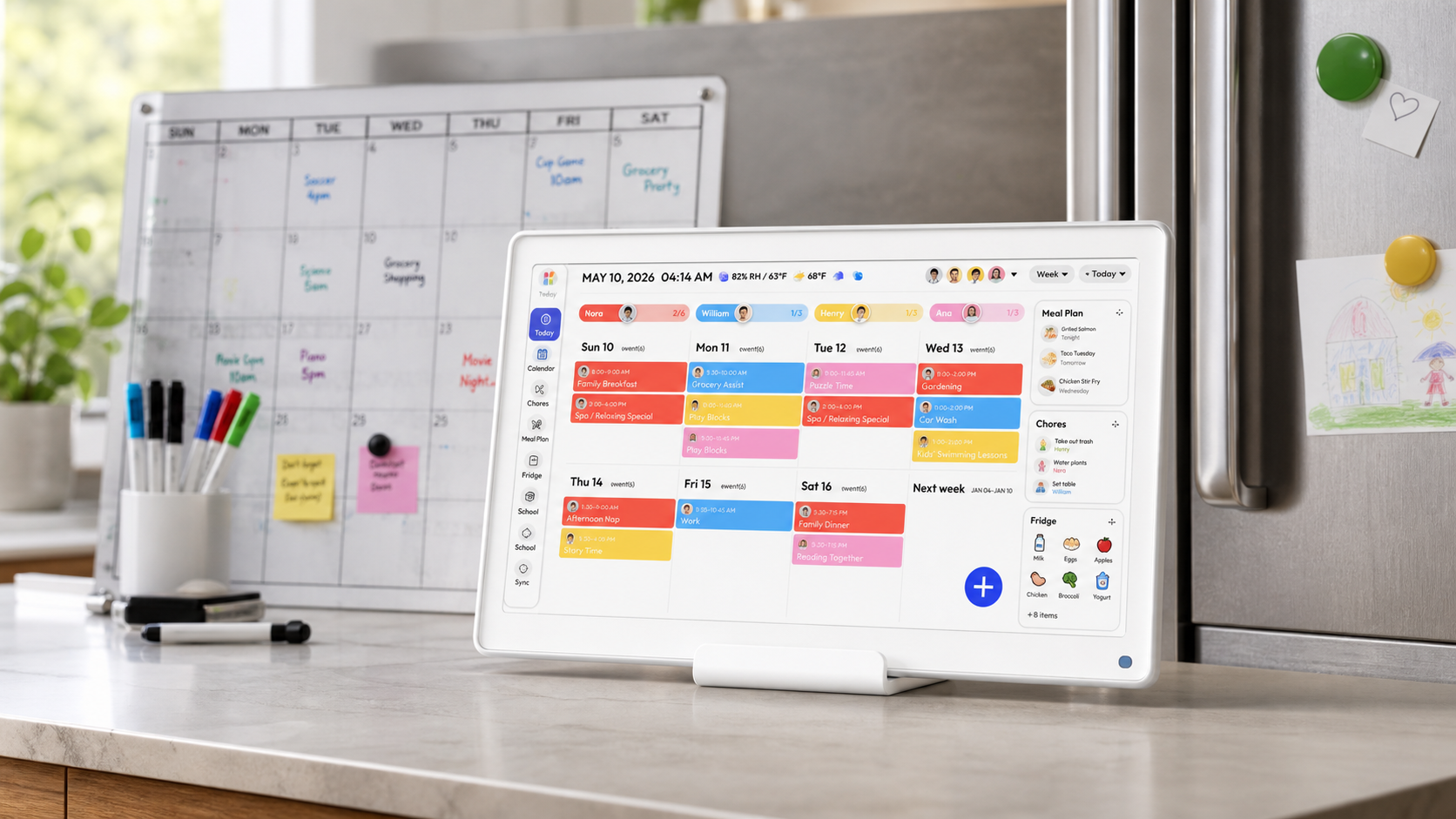 From Magnetic Whiteboards to Everblog FridgeCal™: The History of Fridge Calendars