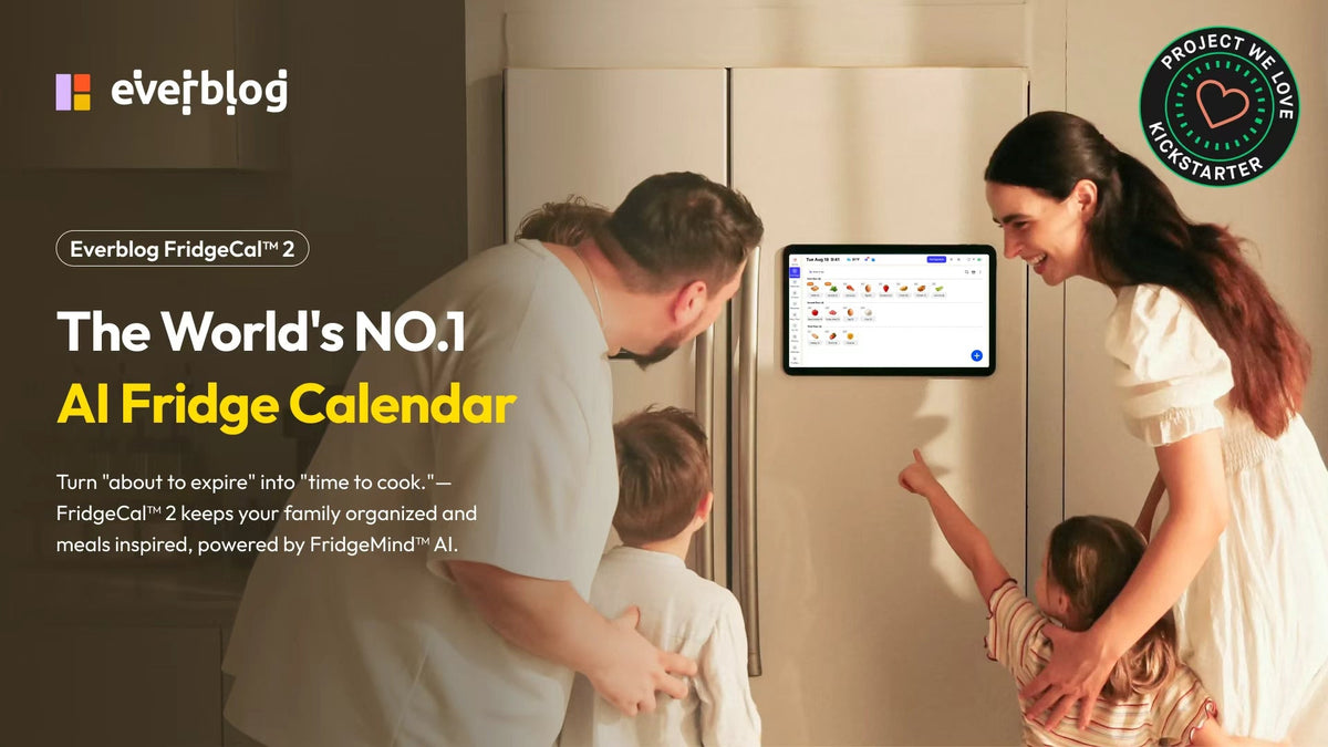 Everblog FridgeCal™ 2 Officially Launches on Kickstarter