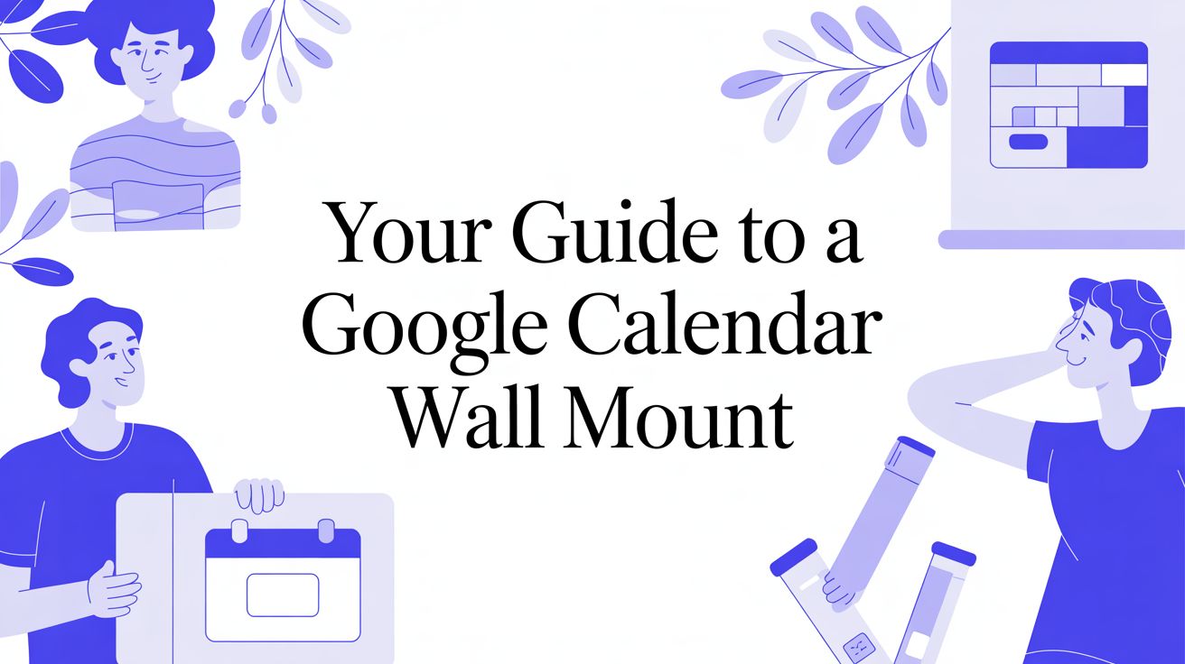 Your Guide to a Google Calendar Wall Mount