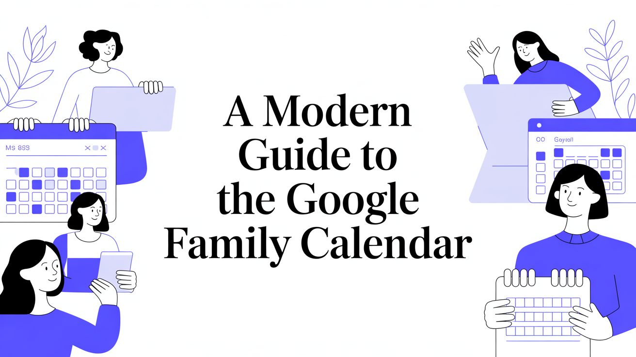 A Modern Guide to the Google Family Calendar