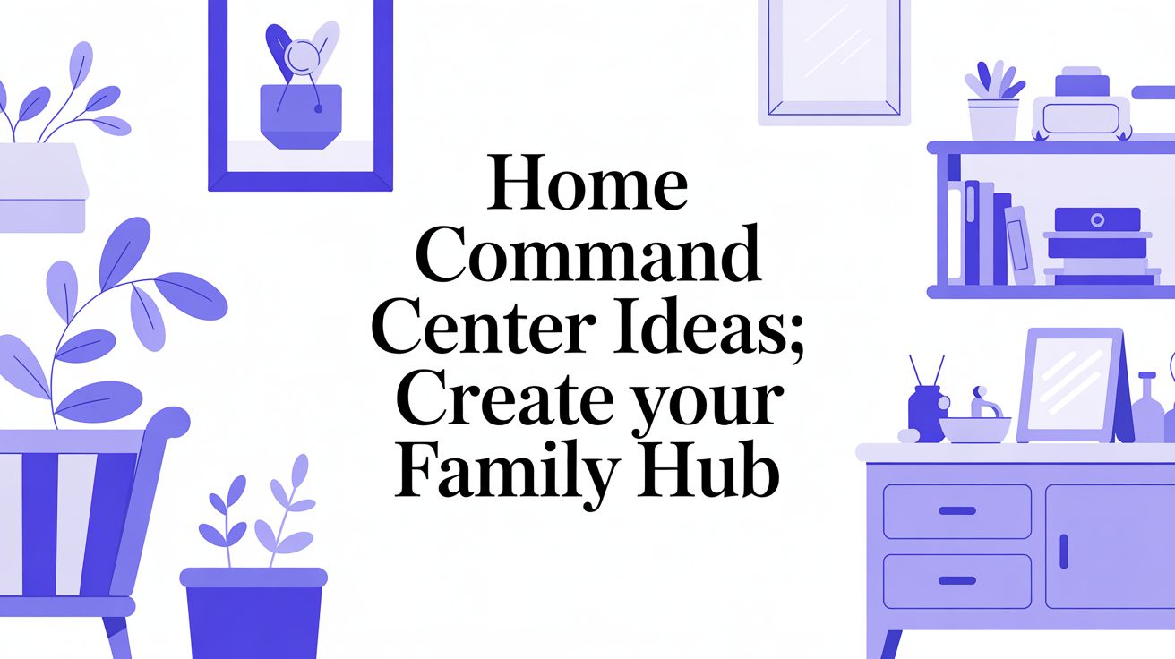 Home Command Center Ideas: Create Your Family Hub - Everblog