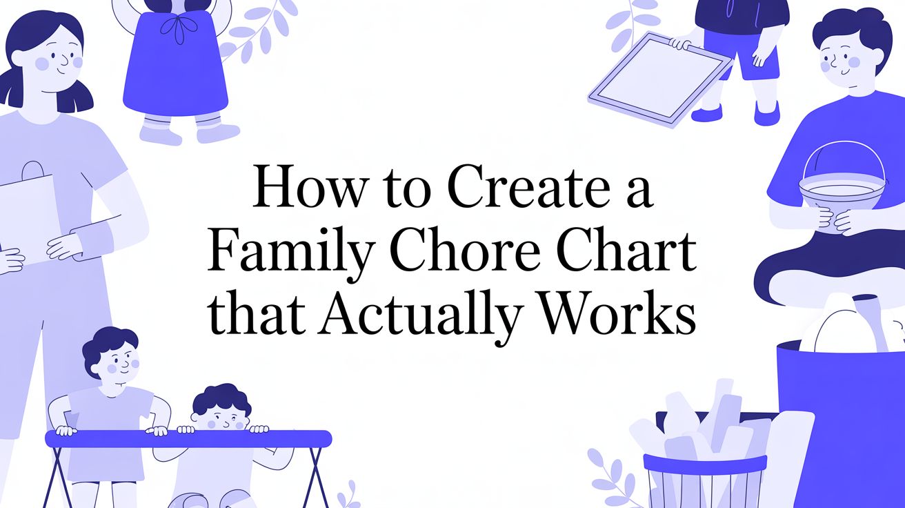 How to Create a Family Chore Chart That Actually Works - Everblog