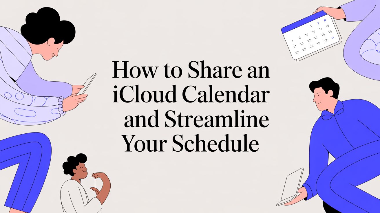 How to Share an iCloud Calendar and Streamline Your Schedule