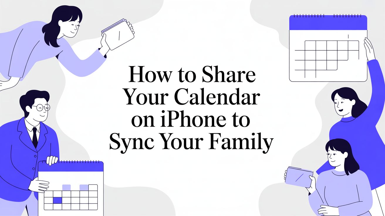 How to Share Your Calendar on iPhone to Sync Your Family