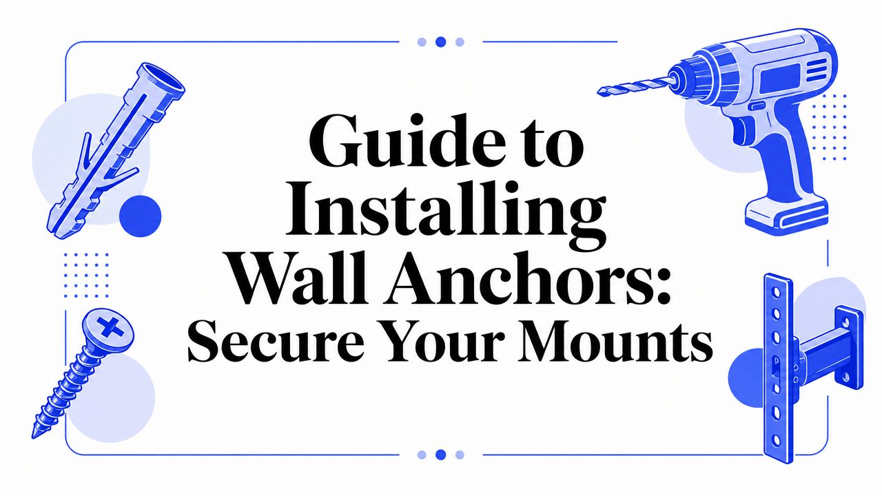 Guide to Installing Wall Anchors: Secure Your Mounts
