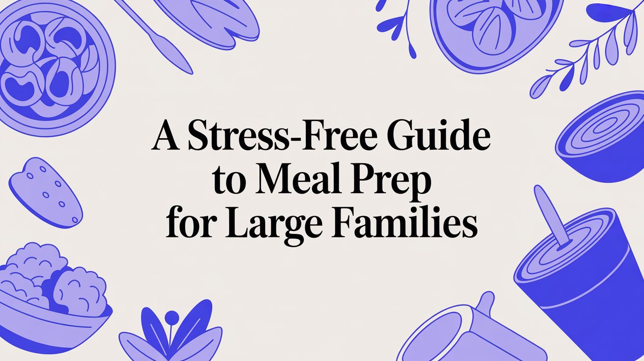 A Stress-Free Guide to Meal Prep for Large Families