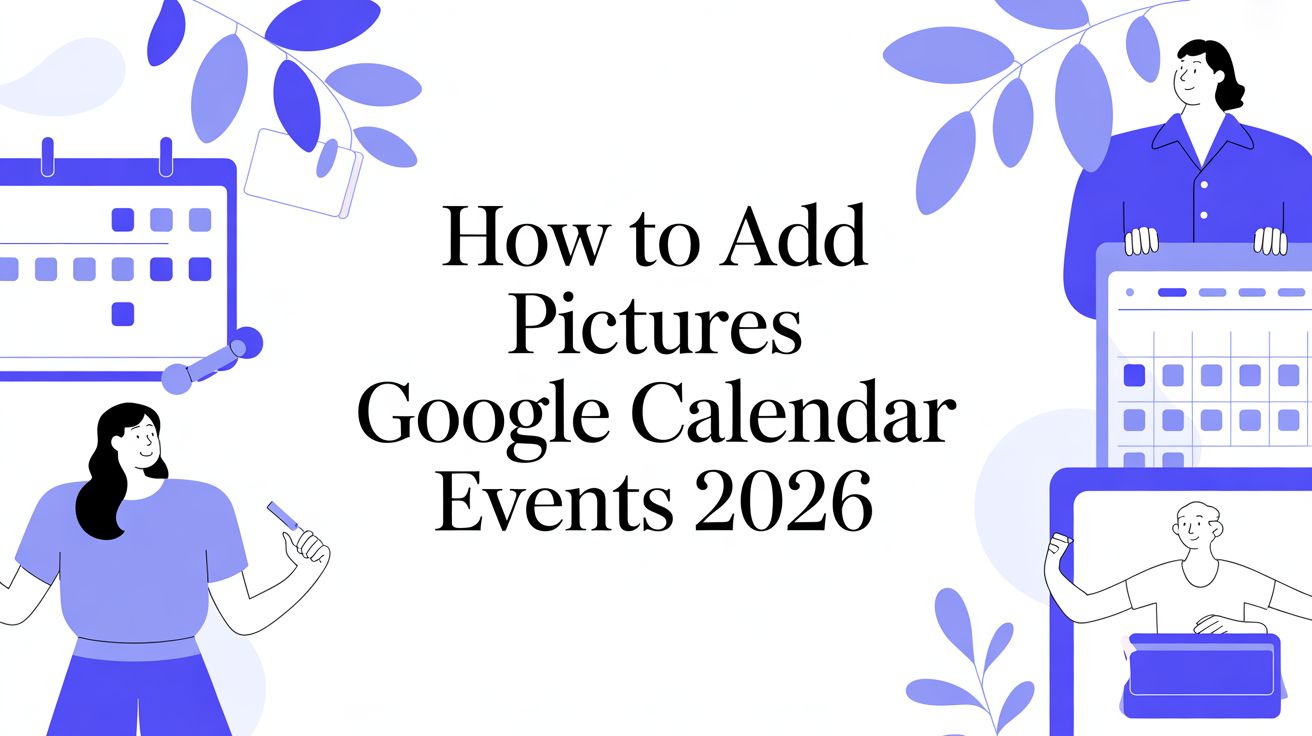 How to Add Pictures Google Calendar Events 2026