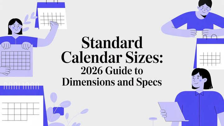 Standard Calendar Sizes: 2026 Guide to Dimensions and Specs