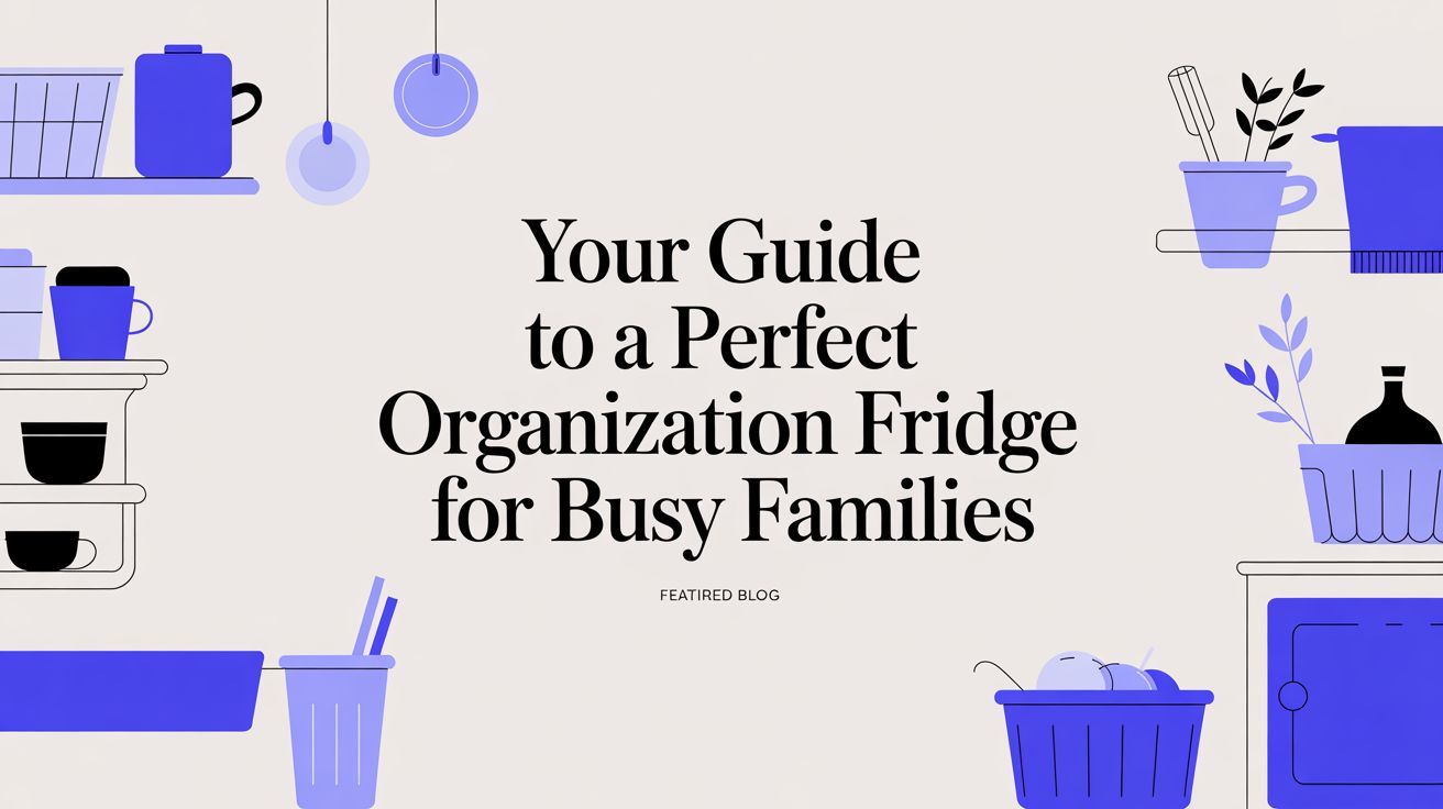 Your Guide to a Perfect Organization Fridge for Busy Families - Everblog