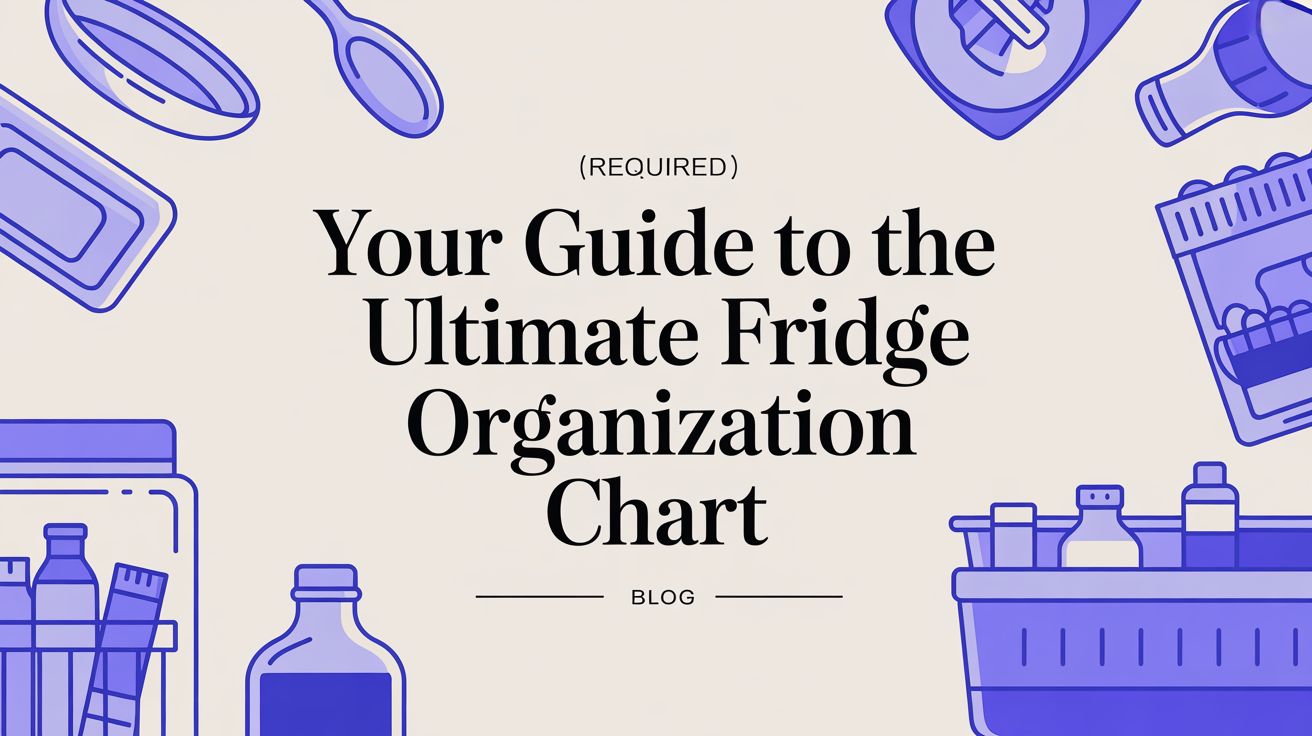 Your Guide to the Ultimate Fridge Organization Chart - Everblog