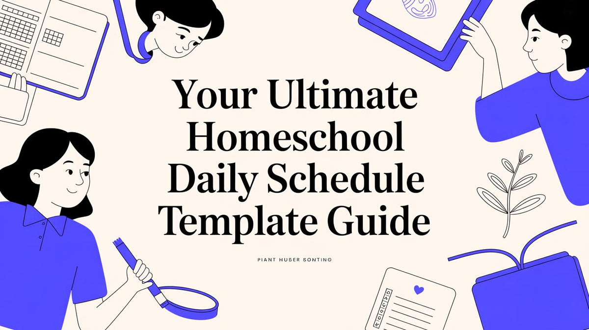 Your Ultimate Homeschool Daily Schedule Template Guide