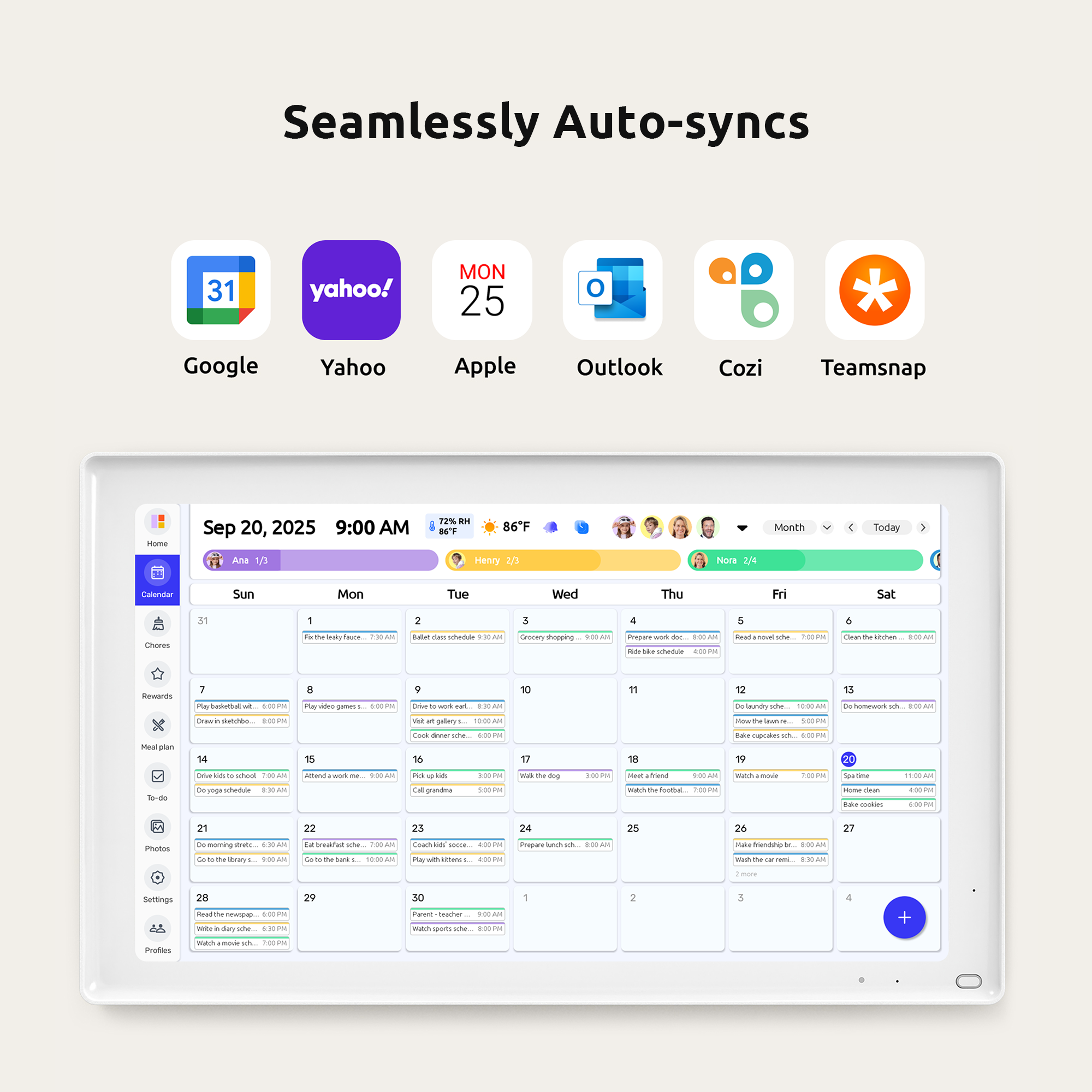 Everblog 21.5" Digital Calendar
