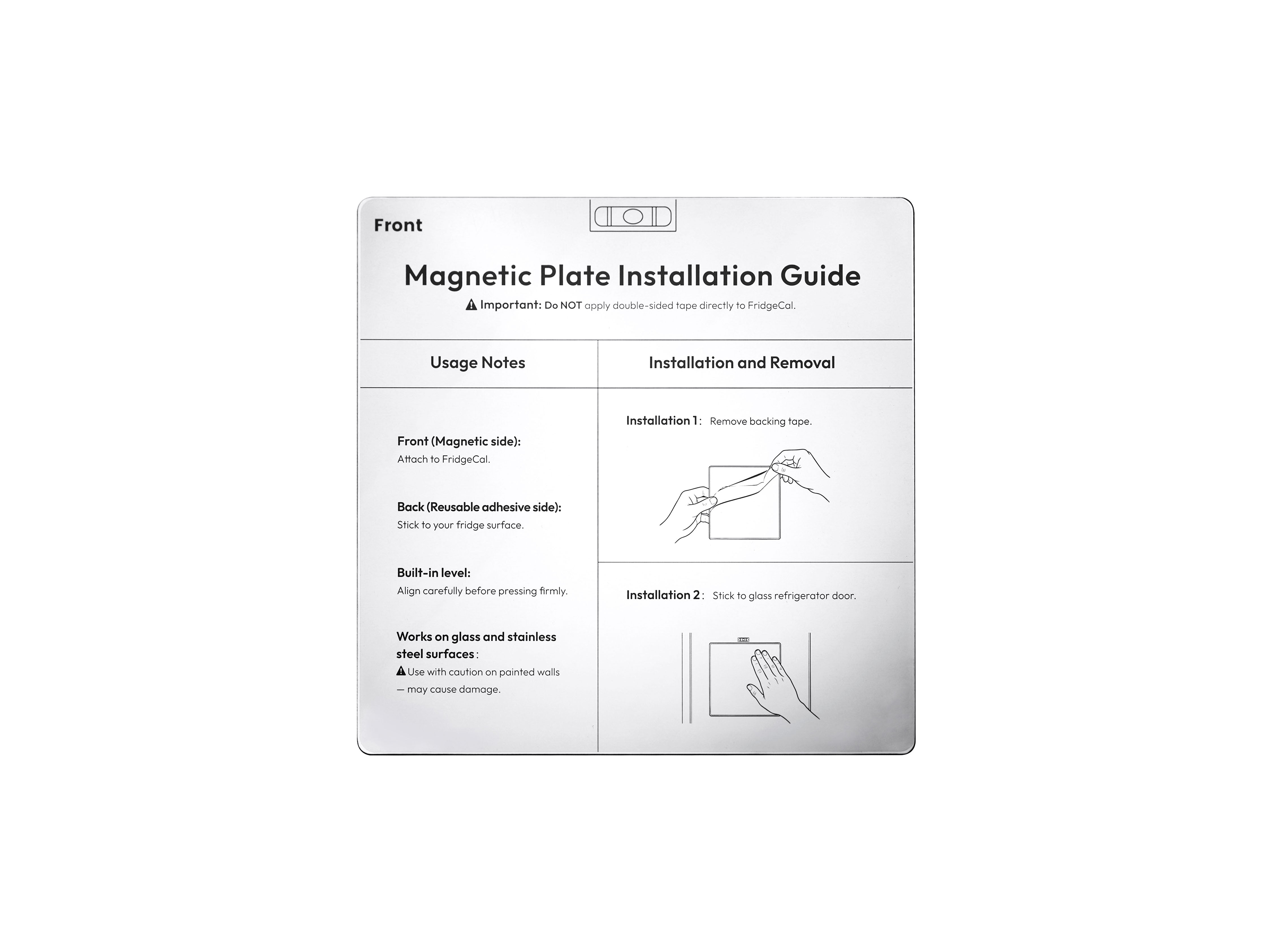 Everblog 13.4" FridgeCal™ Magnetic Plate