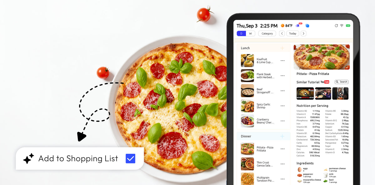 AI Recipes & Shopping List