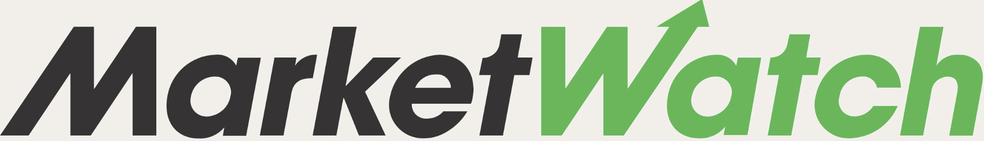 MarketWatch logo with black text and green accent