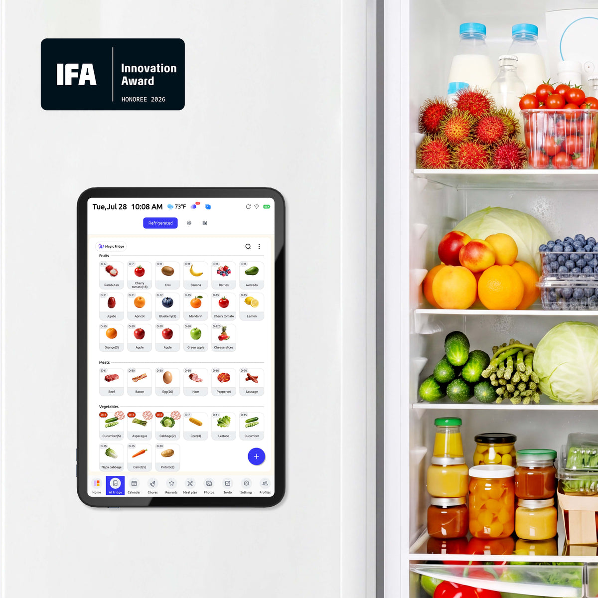 Everblog 13.4" FridgeCal™  AI Fridge Calendar