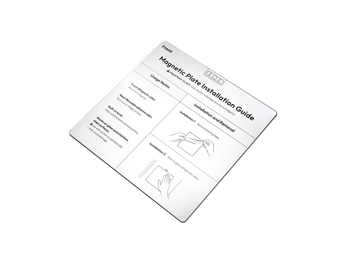 Everblog 13.4" FridgeCal™ Adhesive Mounting Plate