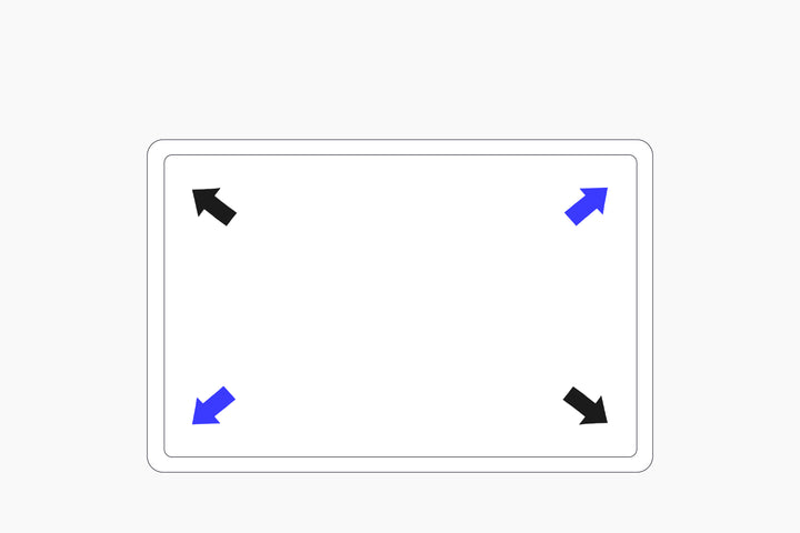 Larger & easier to view at a glance