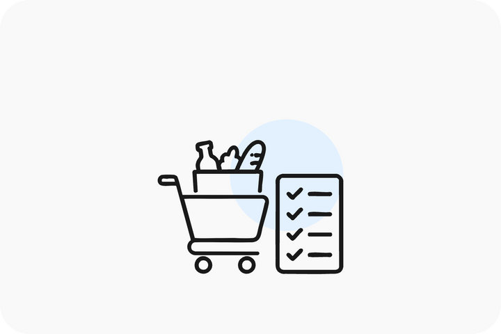 Grocery lists & kitchen inventory