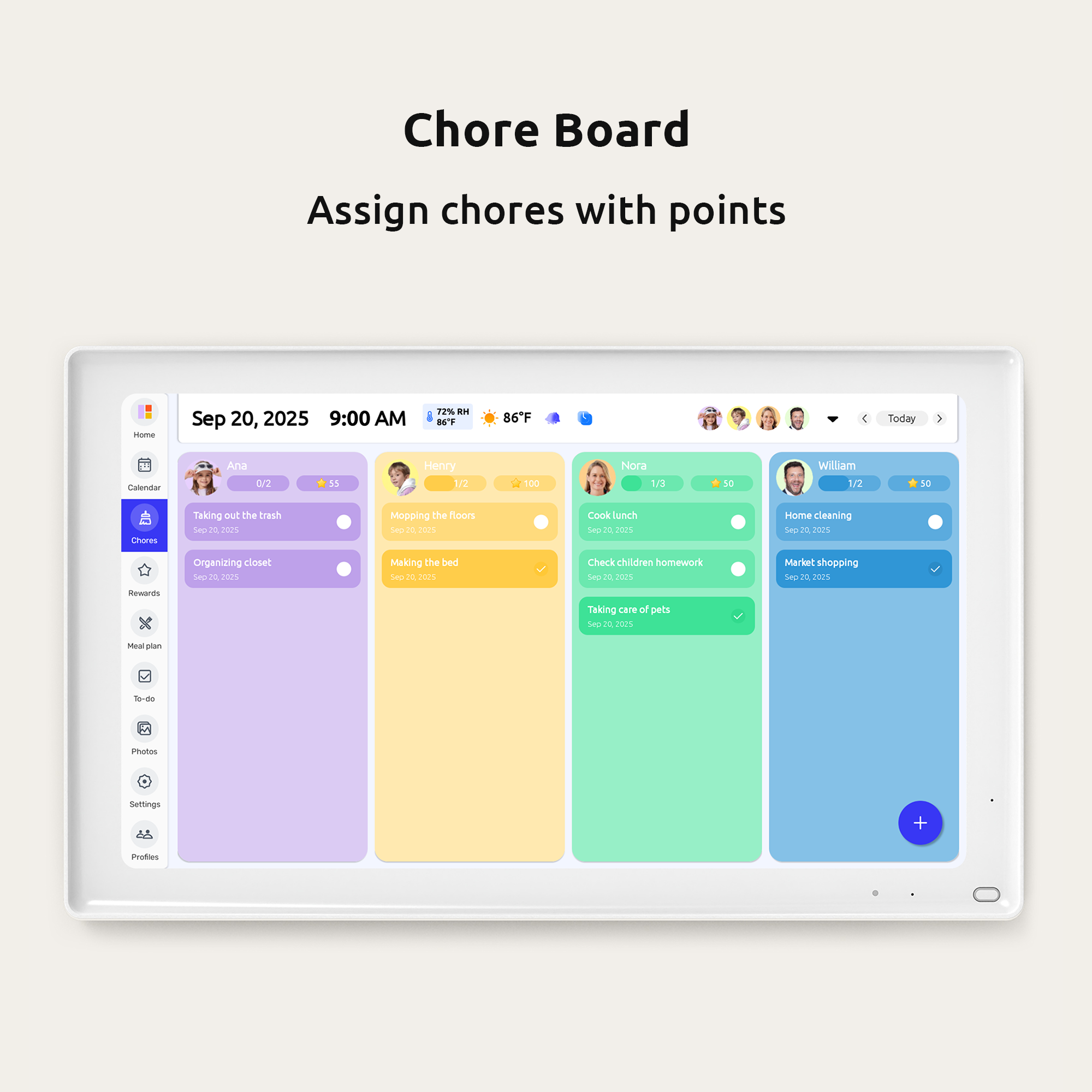 Everblog 21.5" Digital Calendar