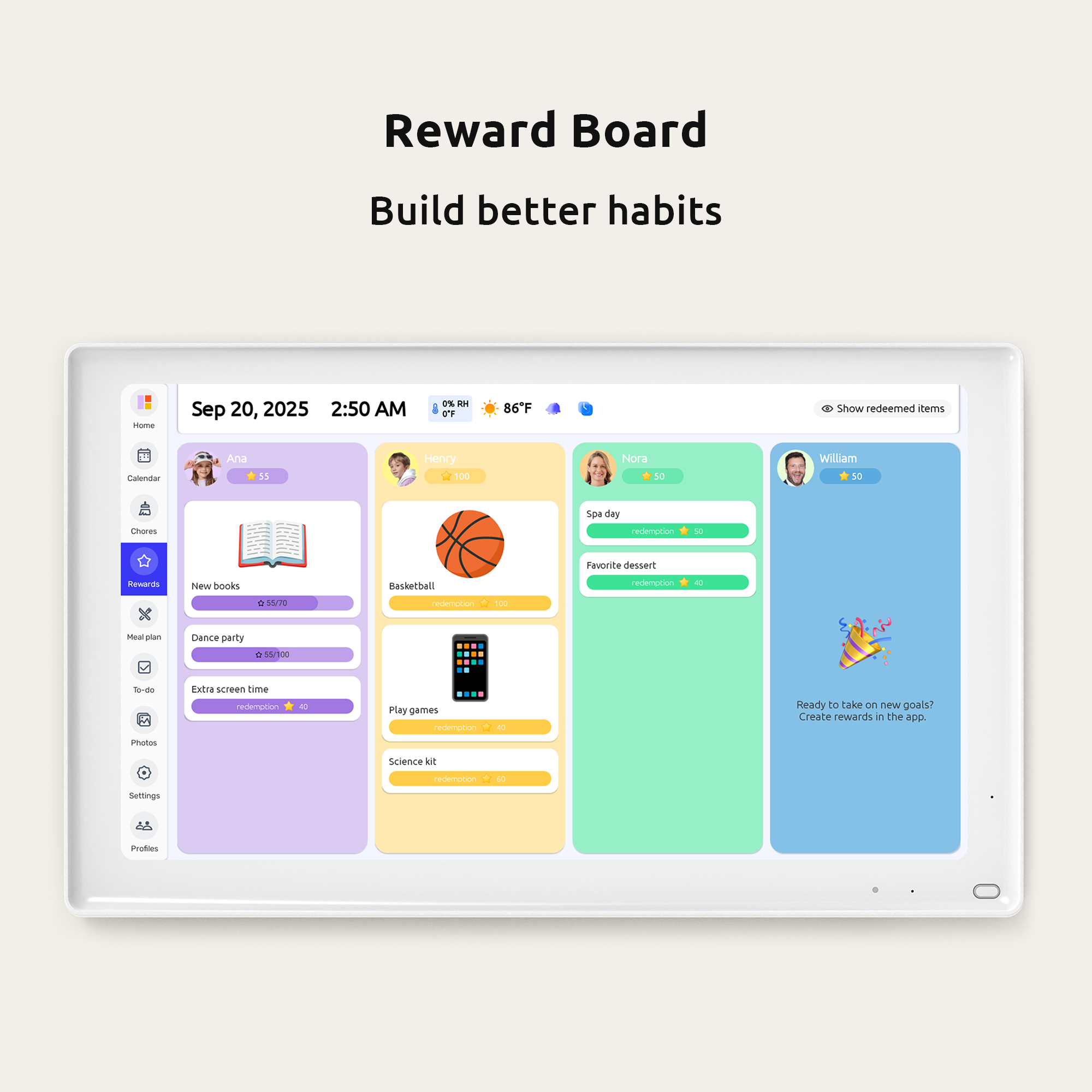 Everblog 21.5" Digital Calendar