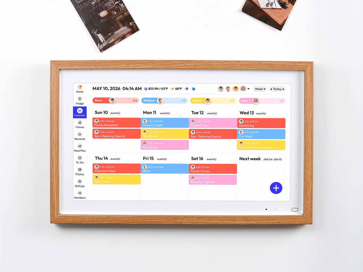 Everblog 21.5" HomeCal™ Wooden Frame