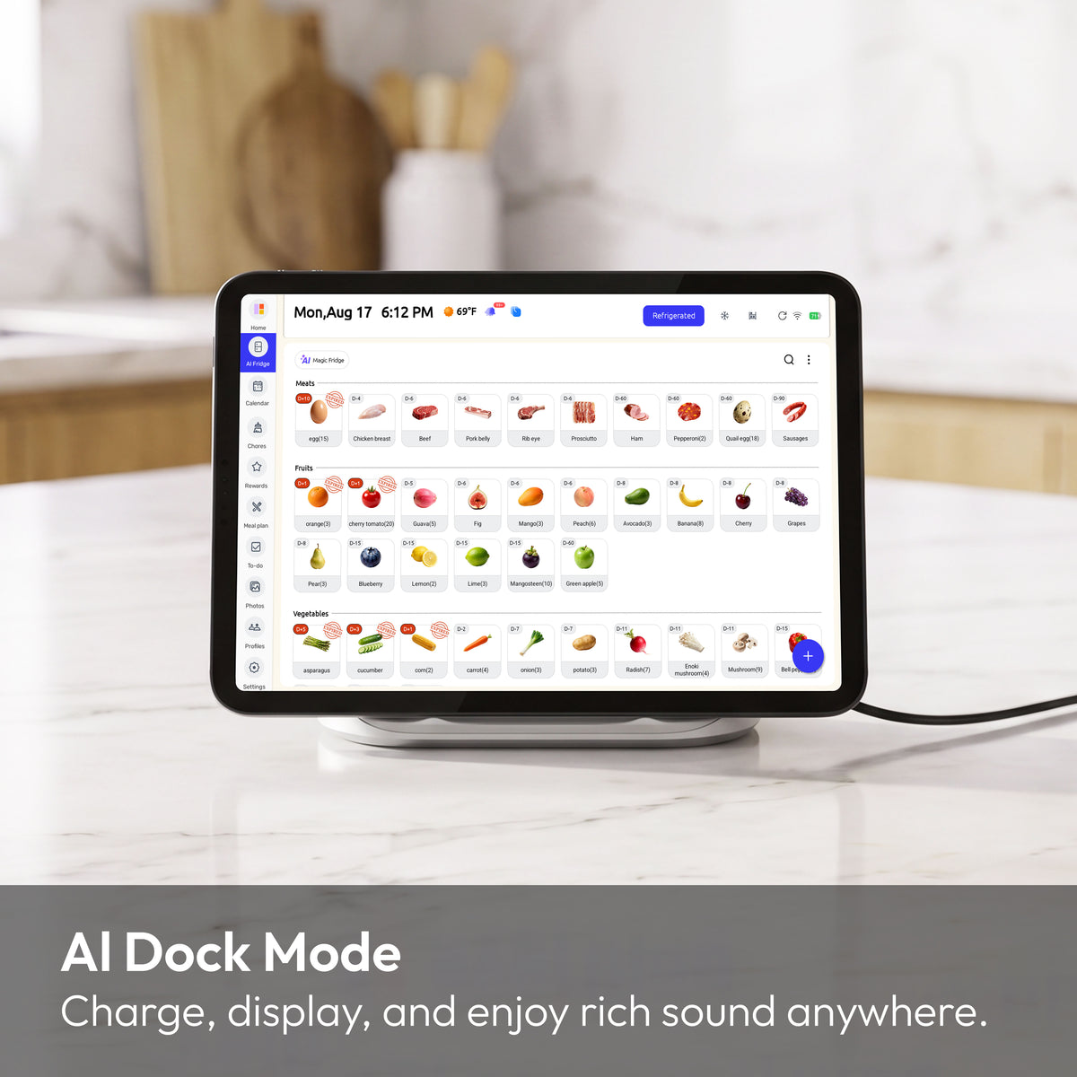 Everblog 13.4" FridgeCal™  AI Fridge Calendar