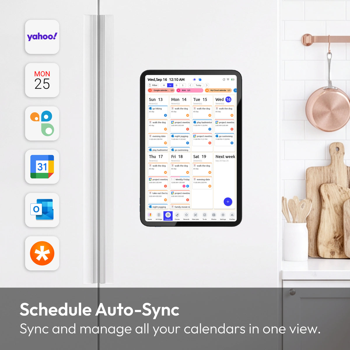 Everblog 13.4" FridgeCal™  AI Fridge Calendar